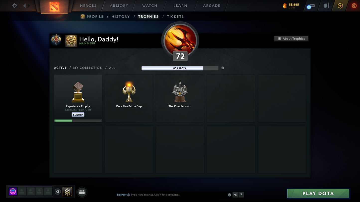 Legend I | MMR: 3148 | Behavior: 11252 | Jugg Arcana | 4 Personas: Invoker, CM, AM & Mirana | High Value Cache Sets | Mainpool | High Trophy Level | 3,412 Hours Played