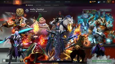 Battlepass TI11 | 8204 Hours Played | 4 Arcanas: Razor, Zeus, Lina & Monkey King | 4 Personas: Pudge, PA, Mirana & CM | 2014 Account | Archon-Legend Bracket