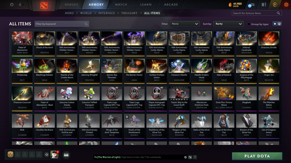 Guardian V | MMR: 1372 | Behavior: 10245 | Pudge Arcana | 2600+ Matches Played | Many Immortals & Sets Inside | Mainpool | High Trophy