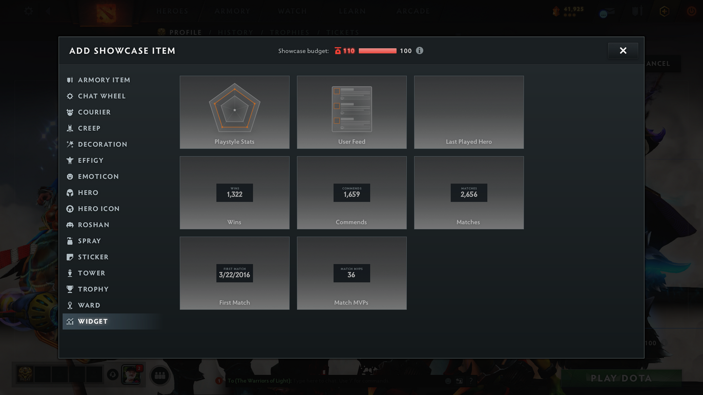 Guardian V | MMR: 1372 | Behavior: 10245 | Pudge Arcana | 2600+ Matches Played | Many Immortals & Sets Inside | Mainpool | High Trophy