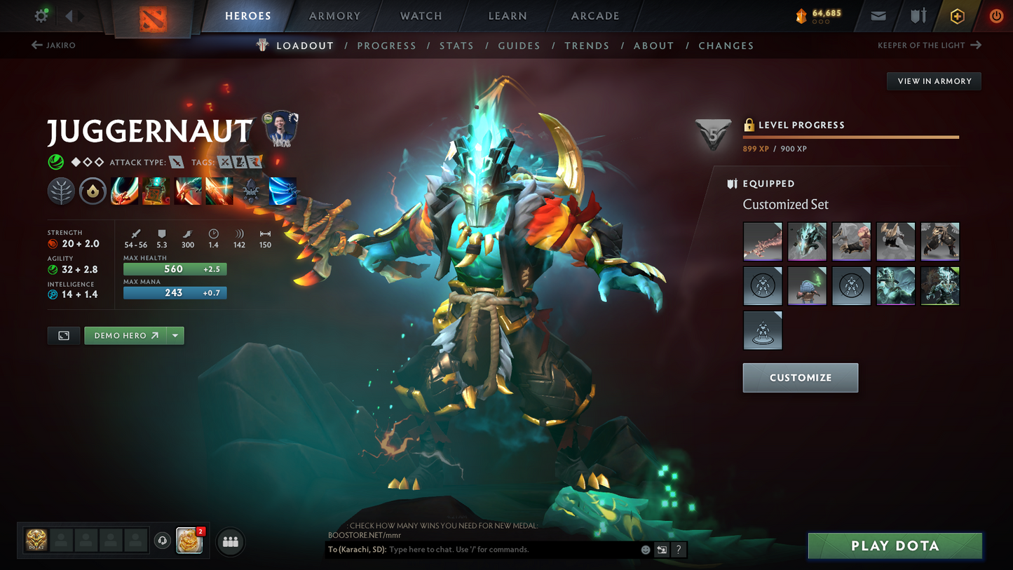 Archon IV | MMR: 2784 - Behavior: 11730 | Arcanas: Juggernaut, Zeus & CM | Many Immortals and Rare Sets | 4,700+ Hours | Mainpool | Complete Access