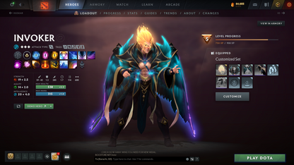 Archon IV | MMR: 2784 - Behavior: 11730 | Arcanas: Juggernaut, Zeus & CM | Many Immortals and Rare Sets | 4,700+ Hours | Mainpool | Complete Access