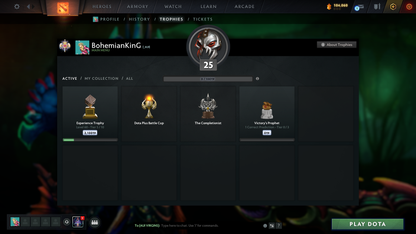 Legend I | MMR: 3119 - Behavior Score: 9356 | Anti Mage Persona | Latest Quartero's Curios Sets | Many Items | Fast Queue | Full Access