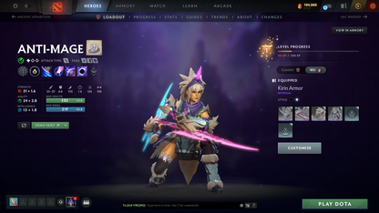 Legend I | MMR: 3119 - Behavior Score: 9356 | Anti Mage Persona | Latest Quartero's Curios Sets | Many Items | Fast Queue | Full Access