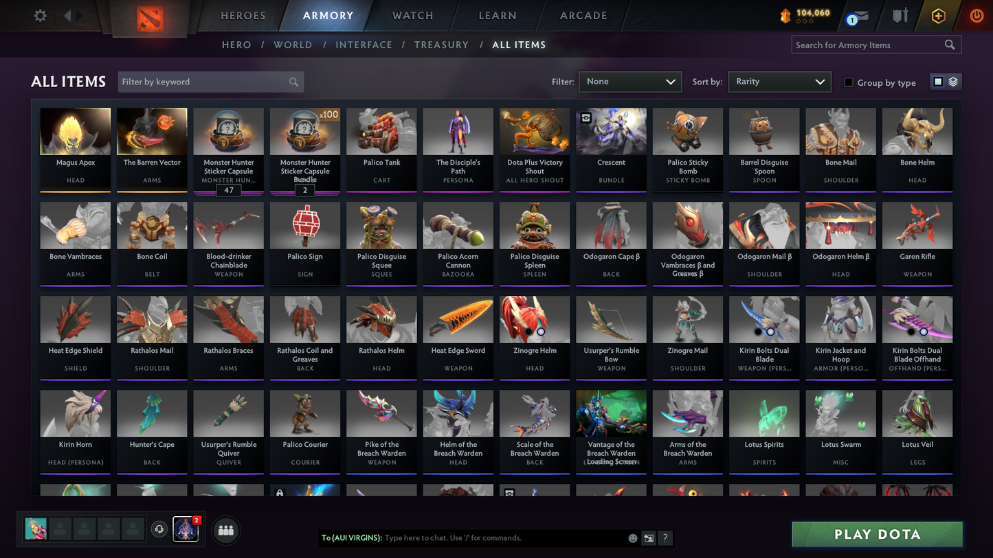 Legend I | MMR: 3119 - Behavior Score: 9356 | Anti Mage Persona | Latest Quartero's Curios Sets | Many Items | Fast Queue | Full Access