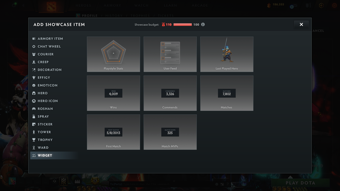 Immortal Leaderboard | MMR: 9186 - Behavior: 11432 | Battlepass: TI10 | 7 Arcanas - Wraith King, Windranger, Queen of Pain (Style 2 Unlocked), PA, Zeus, CM & Legion | 5 Personas | Tons of Cache Sets | 7800+ Matches Played | Complete Access