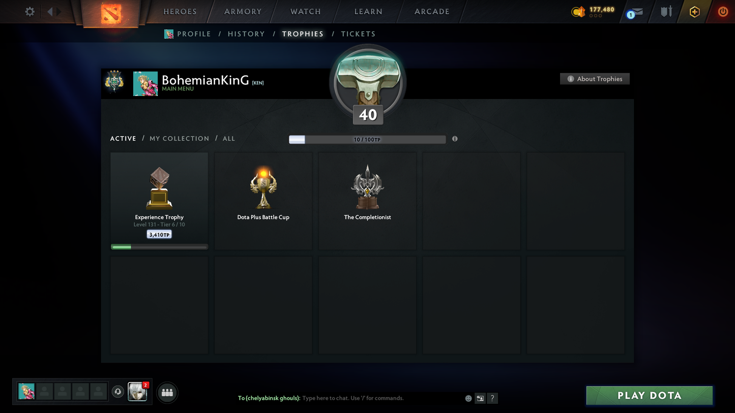 Archon III | MMR: 2759 - Behavior Score: 10586 | Mainpool | 1100+ Hours Played | Anti Mage Persona | Free Dota Plus Membership | Quartero's Curios Sets | Fast Queue | Full Access