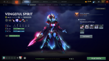 Archon III | MMR: 2759 - Behavior Score: 10586 | Mainpool | 1100+ Hours Played | Anti Mage Persona | Free Dota Plus Membership | Quartero's Curios Sets | Fast Queue | Full Access
