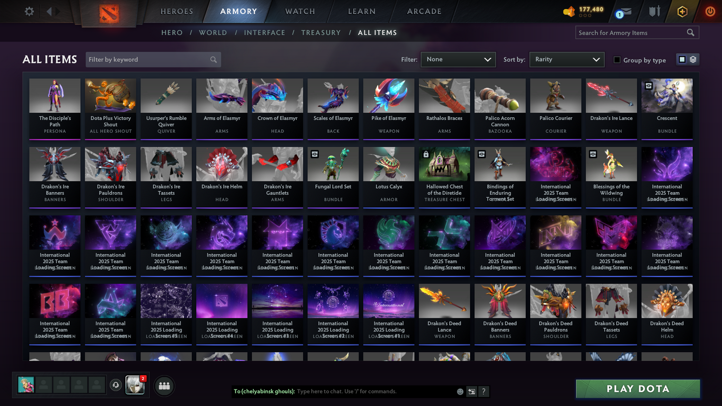 Archon III | MMR: 2759 - Behavior Score: 10586 | Mainpool | 1100+ Hours Played | Anti Mage Persona | Free Dota Plus Membership | Quartero's Curios Sets | Fast Queue | Full Access