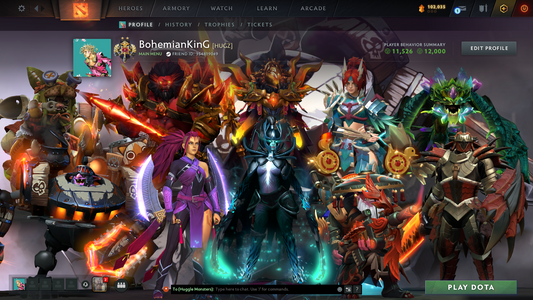 Legend II | MMR: 3229 | Behavior: 12000 | Phantom Assassin Arcana | AM Persona | Latest Event Sets | 2,100+ Hours Played | 2016 Account | Many Sets | Mainpool | Fast Queue