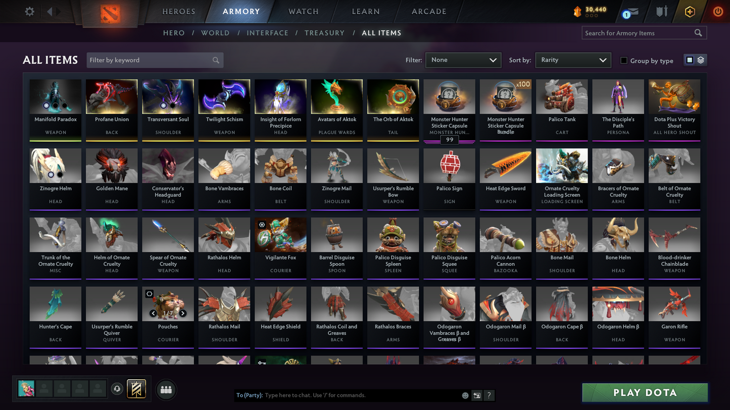 Crusader III | MMR: 1777 | Behavior: 10363 | Phantom Assassin Arcana | AM Persona | Latest Event Sets | Many Sets & Immortals | Mainpool | Fast Queue