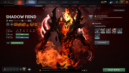 Divine IV | MMR: 5169 | Behavior: 11033 | 3 Arcanas: SF, PA & Pudge | 2 Personas: AM & Mirana | 10th Anniversary Items | Mainpool | High Trophy Level | 2017 Account