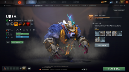 Divine IV | MMR: 5169 | Behavior: 11033 | 3 Arcanas: SF, PA & Pudge | 2 Personas: AM & Mirana | 10th Anniversary Items | Mainpool | High Trophy Level | 2017 Account