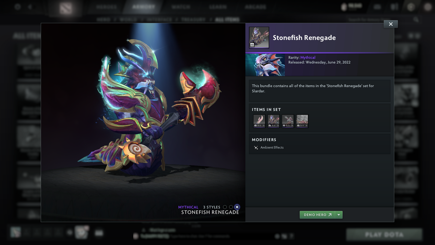 Crusader II | MMR: 1672 | Battlepass: TI10 | 4 Arcanas - Wraith King (Style 2), Windranger, Queen of Pain (Style 2 Unlocked) & Jugg | AM, Pudge Personas | Many Cache Sets | 2015 Account | 4,052 Matches Played | Complete Access