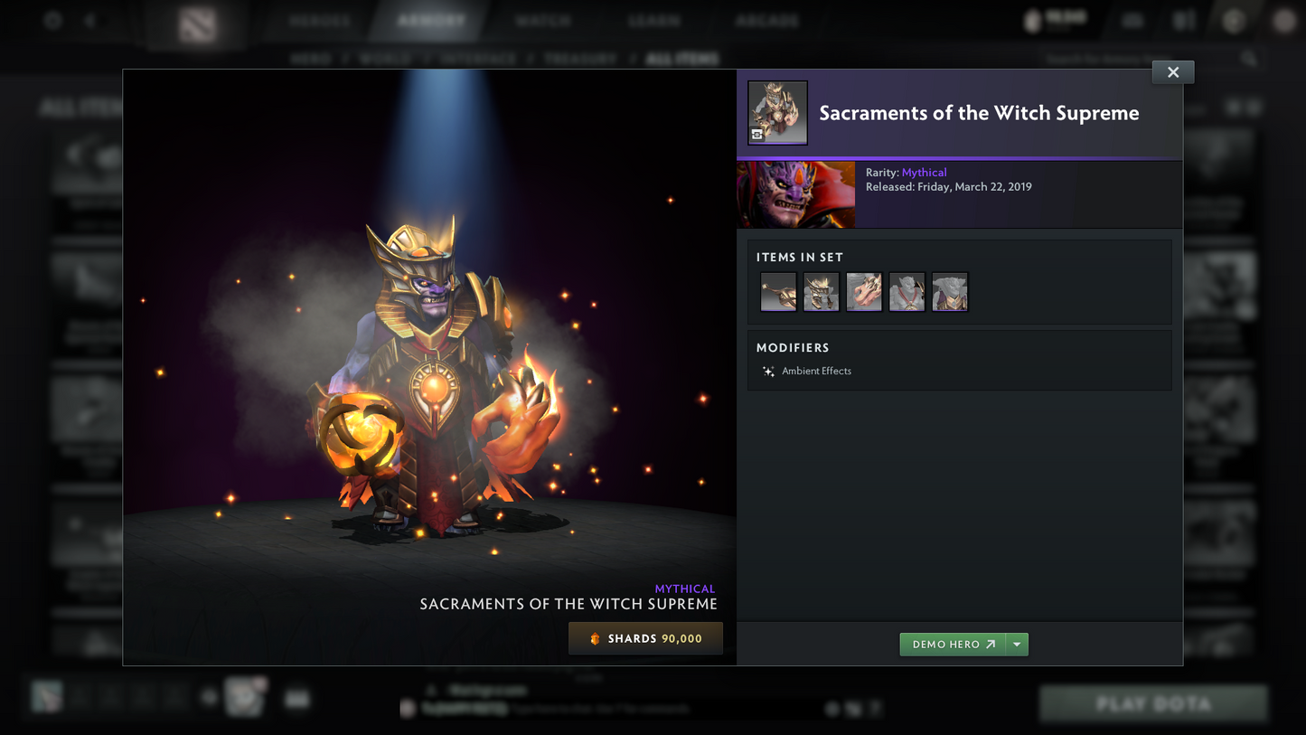 Crusader II | MMR: 1672 | Battlepass: TI10 | 4 Arcanas - Wraith King (Style 2), Windranger, Queen of Pain (Style 2 Unlocked) & Jugg | AM, Pudge Personas | Many Cache Sets | 2015 Account | 4,052 Matches Played | Complete Access