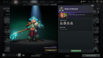 Crusader II | MMR: 1672 | Battlepass: TI10 | 4 Arcanas - Wraith King (Style 2), Windranger, Queen of Pain (Style 2 Unlocked) & Jugg | AM, Pudge Personas | Many Cache Sets | 2015 Account | 4,052 Matches Played | Complete Access