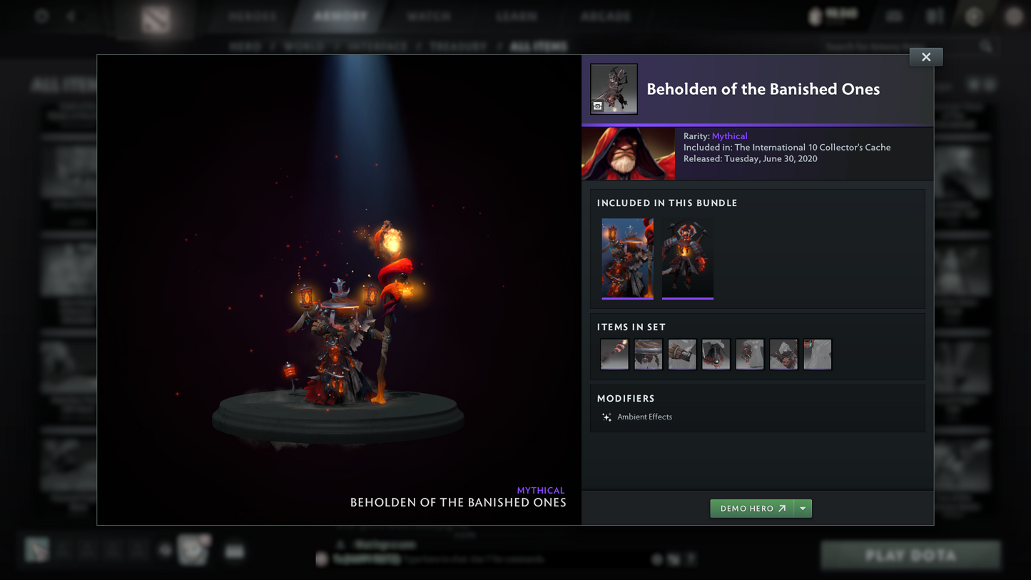 Crusader II | MMR: 1672 | Battlepass: TI10 | 4 Arcanas - Wraith King (Style 2), Windranger, Queen of Pain (Style 2 Unlocked) & Jugg | AM, Pudge Personas | Many Cache Sets | 2015 Account | 4,052 Matches Played | Complete Access