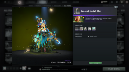 Crusader II | MMR: 1672 | Battlepass: TI10 | 4 Arcanas - Wraith King (Style 2), Windranger, Queen of Pain (Style 2 Unlocked) & Jugg | AM, Pudge Personas | Many Cache Sets | 2015 Account | 4,052 Matches Played | Complete Access