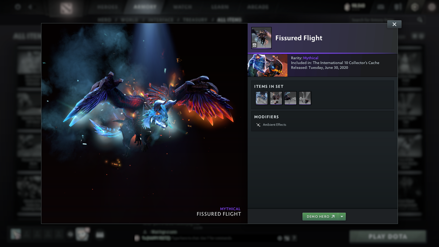 Crusader II | MMR: 1672 | Battlepass: TI10 | 4 Arcanas - Wraith King (Style 2), Windranger, Queen of Pain (Style 2 Unlocked) & Jugg | AM, Pudge Personas | Many Cache Sets | 2015 Account | 4,052 Matches Played | Complete Access