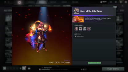 Crusader II | MMR: 1672 | Battlepass: TI10 | 4 Arcanas - Wraith King (Style 2), Windranger, Queen of Pain (Style 2 Unlocked) & Jugg | AM, Pudge Personas | Many Cache Sets | 2015 Account | 4,052 Matches Played | Complete Access