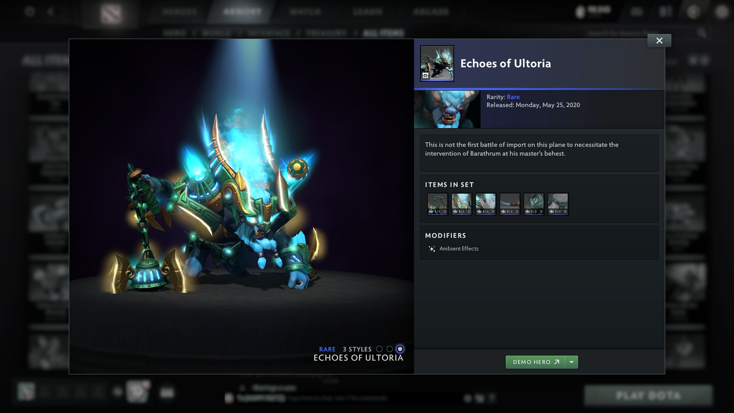 Crusader II | MMR: 1672 | Battlepass: TI10 | 4 Arcanas - Wraith King (Style 2), Windranger, Queen of Pain (Style 2 Unlocked) & Jugg | AM, Pudge Personas | Many Cache Sets | 2015 Account | 4,052 Matches Played | Complete Access