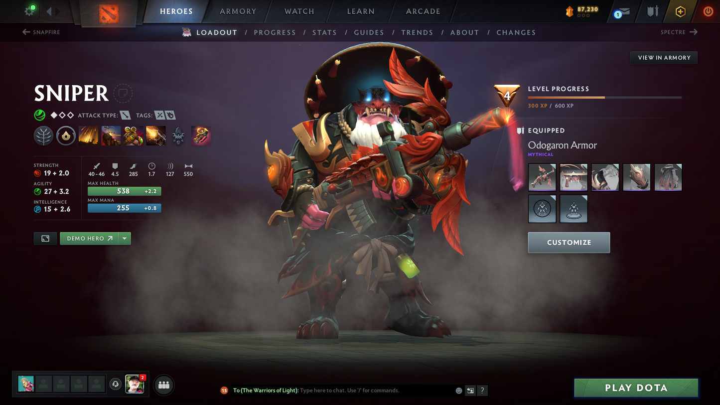 Legend III | MMR: 3409 | Behavior: 11550 | 3 Arcanas: Terrorblade, Pudge & Rubick | Anti Mage Persona | Many Rare Sets & Immortals | Mainpool | High Trophy Level | 1,421 Hours Played