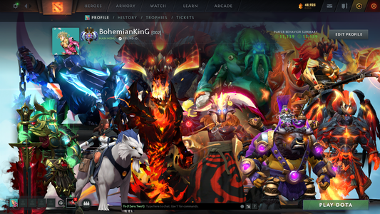 Ancient II | MMR: 3930 - Behavior: 11,139 | Arcanas: Juggernaut & Shadow Fiend | Super Rare Cache Sets & Items | 4,000+ Hours | Mainpool | Complete Access