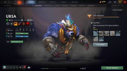 Ancient II | MMR: 3930 - Behavior: 11,139 | Arcanas: Juggernaut & Shadow Fiend | Super Rare Cache Sets & Items | 4,000+ Hours | Mainpool | Complete Access