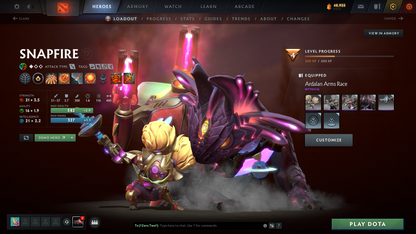 Ancient II | MMR: 3930 - Behavior: 11,139 | Arcanas: Juggernaut & Shadow Fiend | Super Rare Cache Sets & Items | 4,000+ Hours | Mainpool | Complete Access
