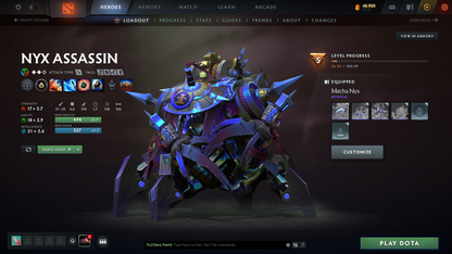 Ancient II | MMR: 3930 - Behavior: 11,139 | Arcanas: Juggernaut & Shadow Fiend | Super Rare Cache Sets & Items | 4,000+ Hours | Mainpool | Complete Access