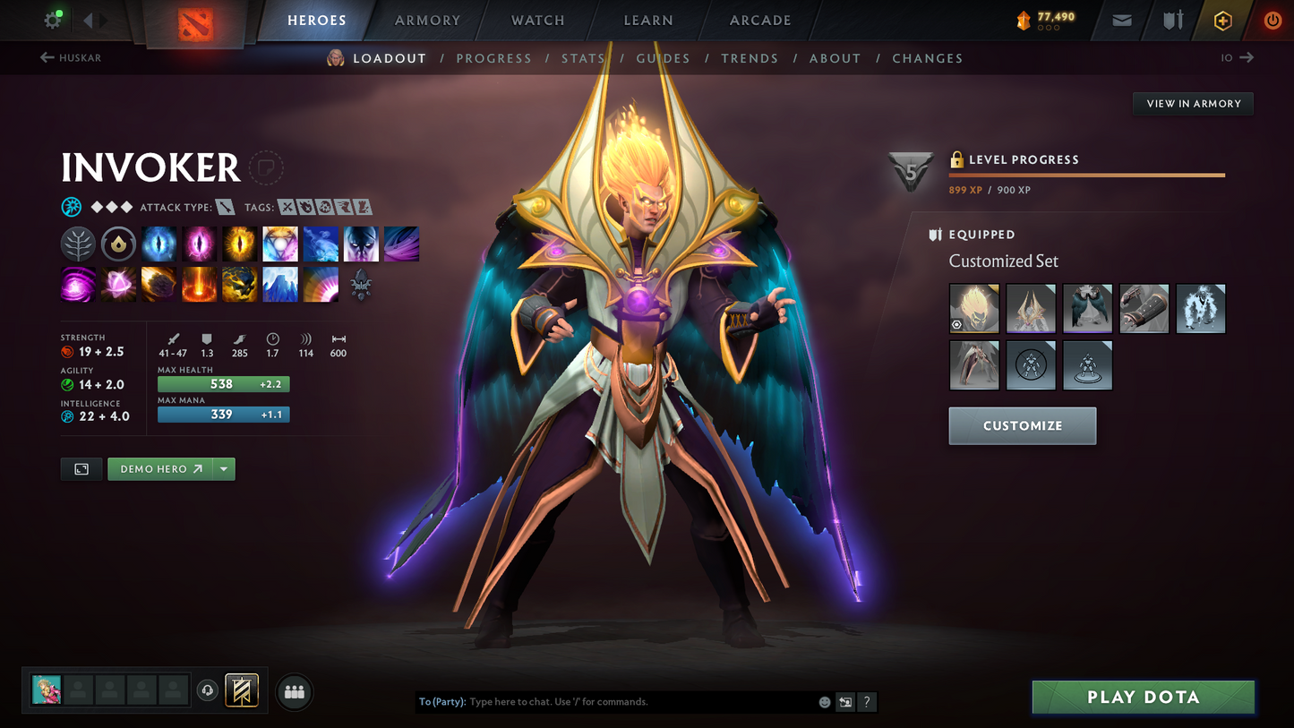 Archon III | MMR: 2577 - Behavior: 11051 | 4 Arcanas: Pudge, Legion, Rubick & Terrorblade | High Value Cache Sets & Immortals | 3000+ Hours | Mainpool | Complete Access