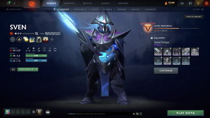 Archon III | MMR: 2577 - Behavior: 11051 | 4 Arcanas: Pudge, Legion, Rubick & Terrorblade | High Value Cache Sets & Immortals | 3000+ Hours | Mainpool | Complete Access