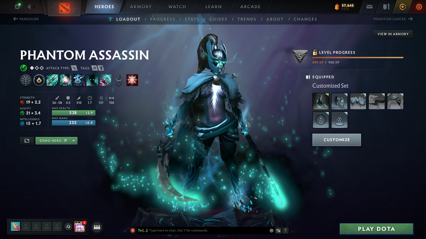Legend IV | MMR: 3589 - Behavior: 9500 | Exclusive Arcana: Vengeful Spirit & PA | x29 MMR DD Tokens | AM Persona | Many Sets & Immortals | 3100+ Hours | Mainpool | Complete Access