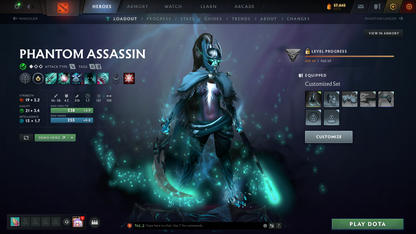 Legend IV | MMR: 3589 - Behavior: 9500 | Exclusive Arcana: Vengeful Spirit & PA | x29 MMR DD Tokens | AM Persona | Many Sets & Immortals | 3100+ Hours | Mainpool | Complete Access
