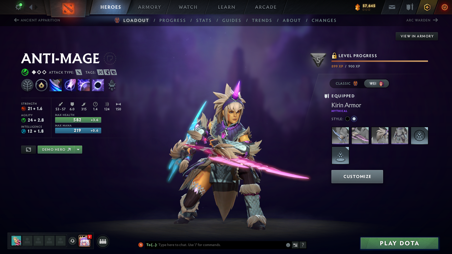 Legend IV | MMR: 3589 - Behavior: 9500 | Exclusive Arcana: Vengeful Spirit & PA | x29 MMR DD Tokens | AM Persona | Many Sets & Immortals | 3100+ Hours | Mainpool | Complete Access