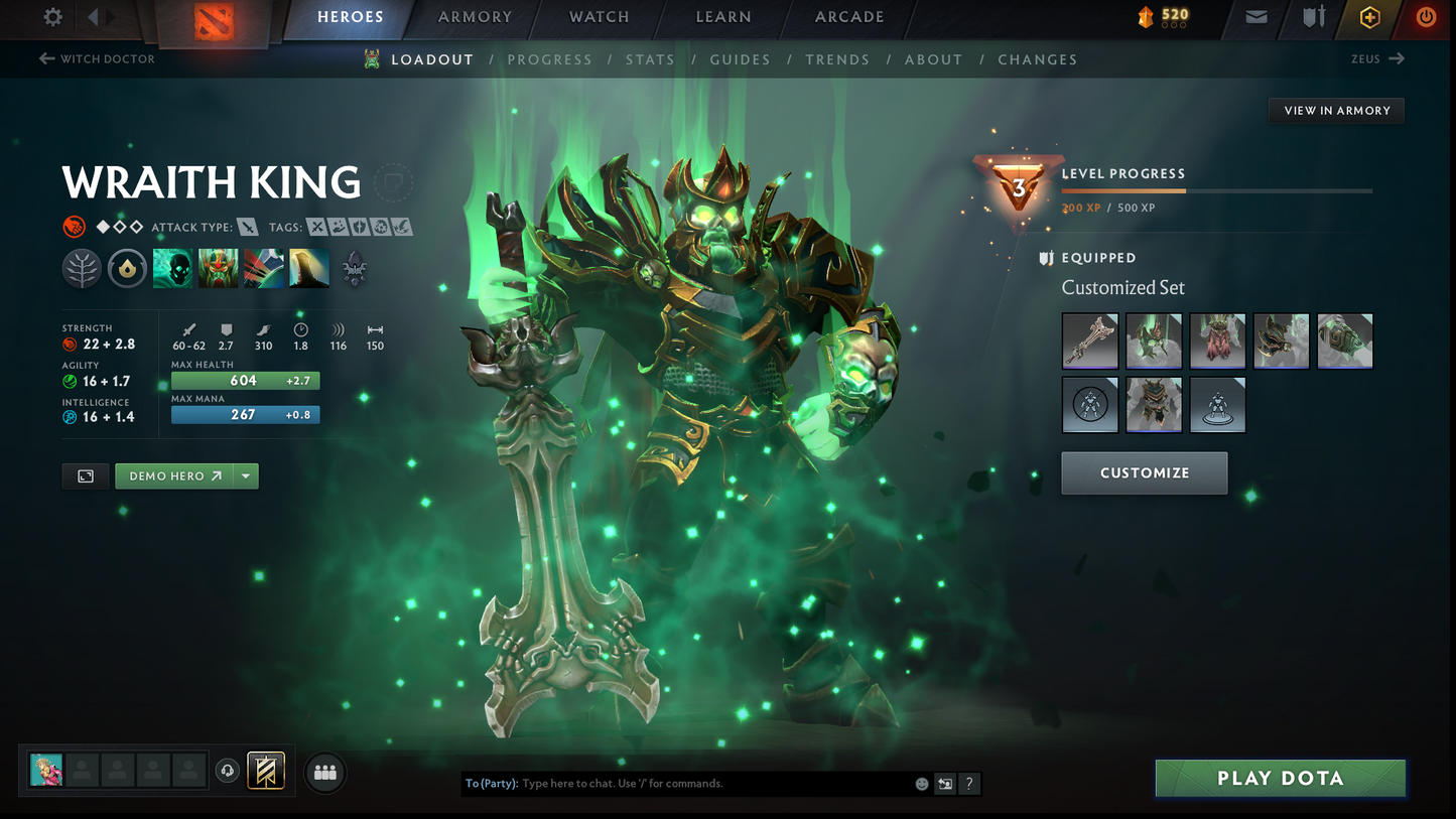 Archon I | MMR: 2502 - Behavior: 10176 | Pudge Arcana | Many Sets & Items | 1600+ Hours | Mainpool | Fast Queue | Complete Access