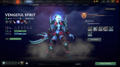 Archon I | MMR: 2502 - Behavior: 10176 | Pudge Arcana | Many Sets & Items | 1600+ Hours | Mainpool | Fast Queue | Complete Access