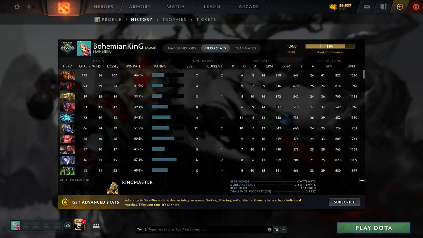 Crusader IV | MMR: 1988 | Battlepass: TI8+TI9 | Earthshaker & PA Arcanas | 3 Personas: Invoker, AM, Pudge | Lion's Green Hand | Axe & Tiny Prestige | 2 Terrains | Tons of Cache Sets | 2018 Account | Complete Access