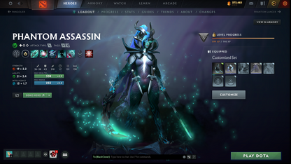 Immortal | MMR: 5988 - Behavior: 10241 | Arcanas: Juggernaut & Phantom Assassin | AM Persona | Super Rare Cache Sets & Items| Golden Immortals | 5,000+ Hours | Mainpool | Complete Access