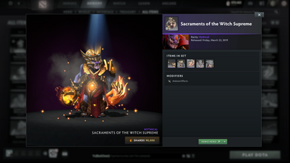 Immortal | MMR: 5988 - Behavior: 10241 | Arcanas: Juggernaut & Phantom Assassin | AM Persona | Super Rare Cache Sets & Items| Golden Immortals | 5,000+ Hours | Mainpool | Complete Access