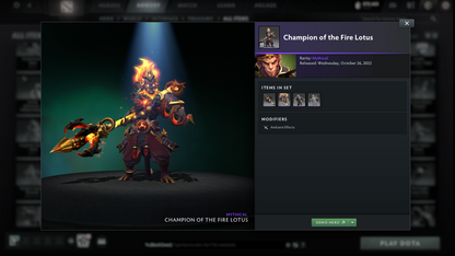 Immortal | MMR: 5988 - Behavior: 10241 | Arcanas: Juggernaut & Phantom Assassin | AM Persona | Super Rare Cache Sets & Items| Golden Immortals | 5,000+ Hours | Mainpool | Complete Access