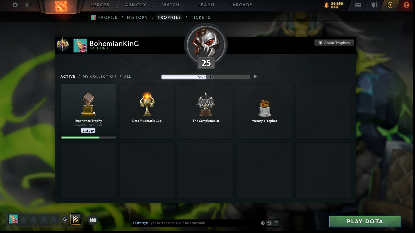 Legend I | MMR: 3217 - Behavior: 9364 | Fast Queue | Decent Sets Inside | Perfect for Smurf | 7 Days Free Dota Plus | Complete Access