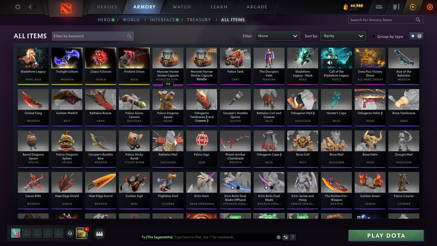 Archon IV | MMR: 2789 | Behavior: 12000 | Juggernaut Arcana | AM Persona | Latest Event Sets | Many Items | Fast Queue