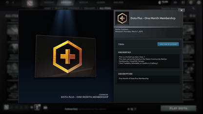 Crusader IV | MMR: 2070 - Behavior: 8194 | x93 MMR DD TOKENS | Juggernaut Arcana | 5 Personas: Pudge, AM, PA, Mirana & CM | Stacked with Rare Cache Sets & Items | 1 Month Free Dota Plus | Mainpool Fast Queue