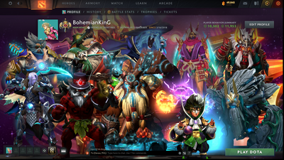 Legend I | MMR: 3027 | Battlepass: TI9 | Earthshaker Arcana | 5 Personas: PA, CM, Invoker, AM & Pudge | Axe & Tiny Prestige | Overgrown Empire Terrain | Tons of Cache Sets | 2014 Account | Complete Access