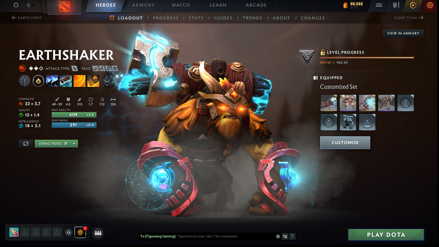Guardian IV | MMR: 1219 - Behavior: 12000 | Phantom Assassin Arcana | AM Persona | 30+ Expensive Immortals | Stacked with Sets & Items | Mainpool | Fast Queue