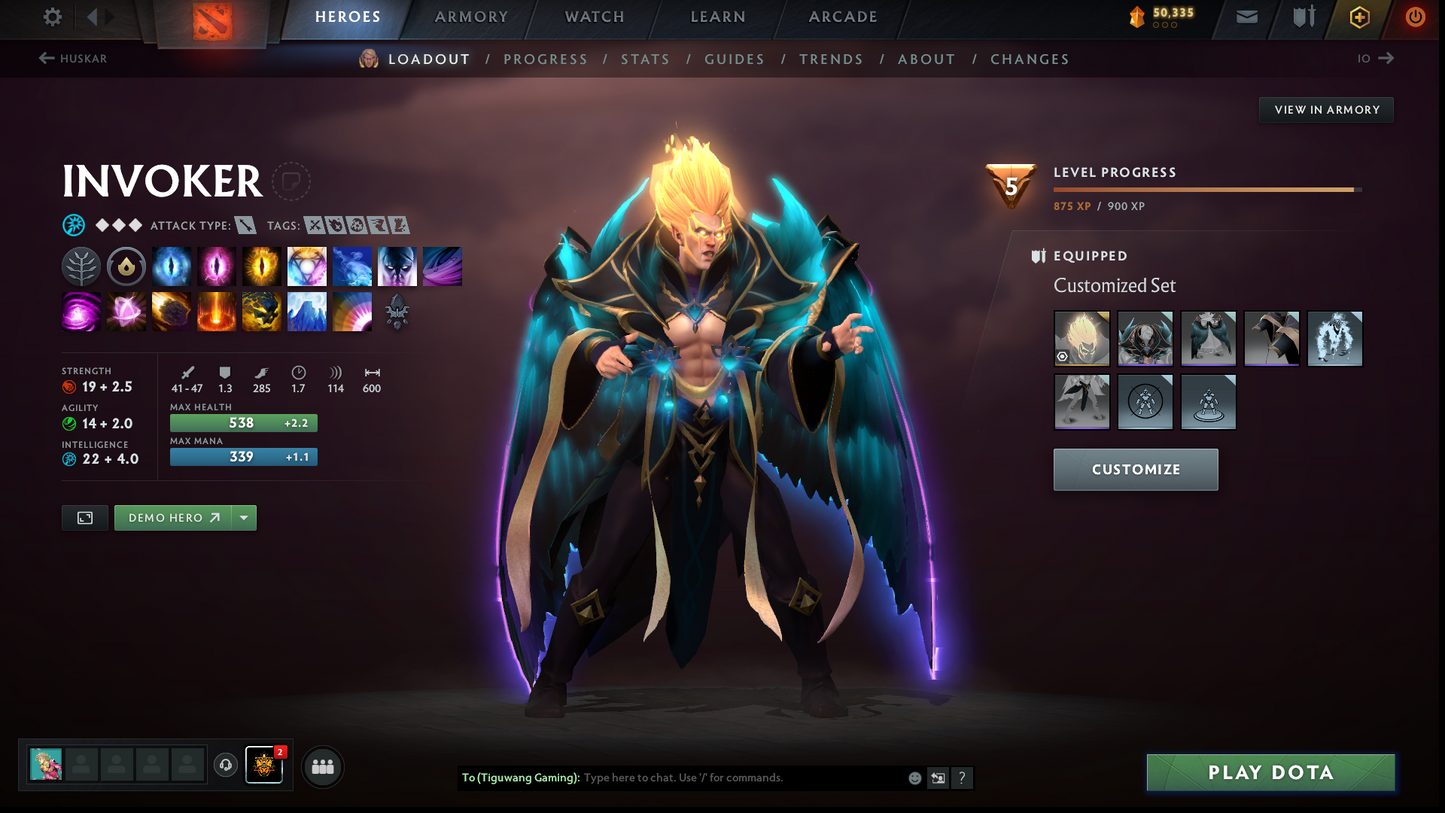 Guardian IV | MMR: 1219 - Behavior: 12000 | Phantom Assassin Arcana | AM Persona | 30+ Expensive Immortals | Stacked with Sets & Items | Mainpool | Fast Queue