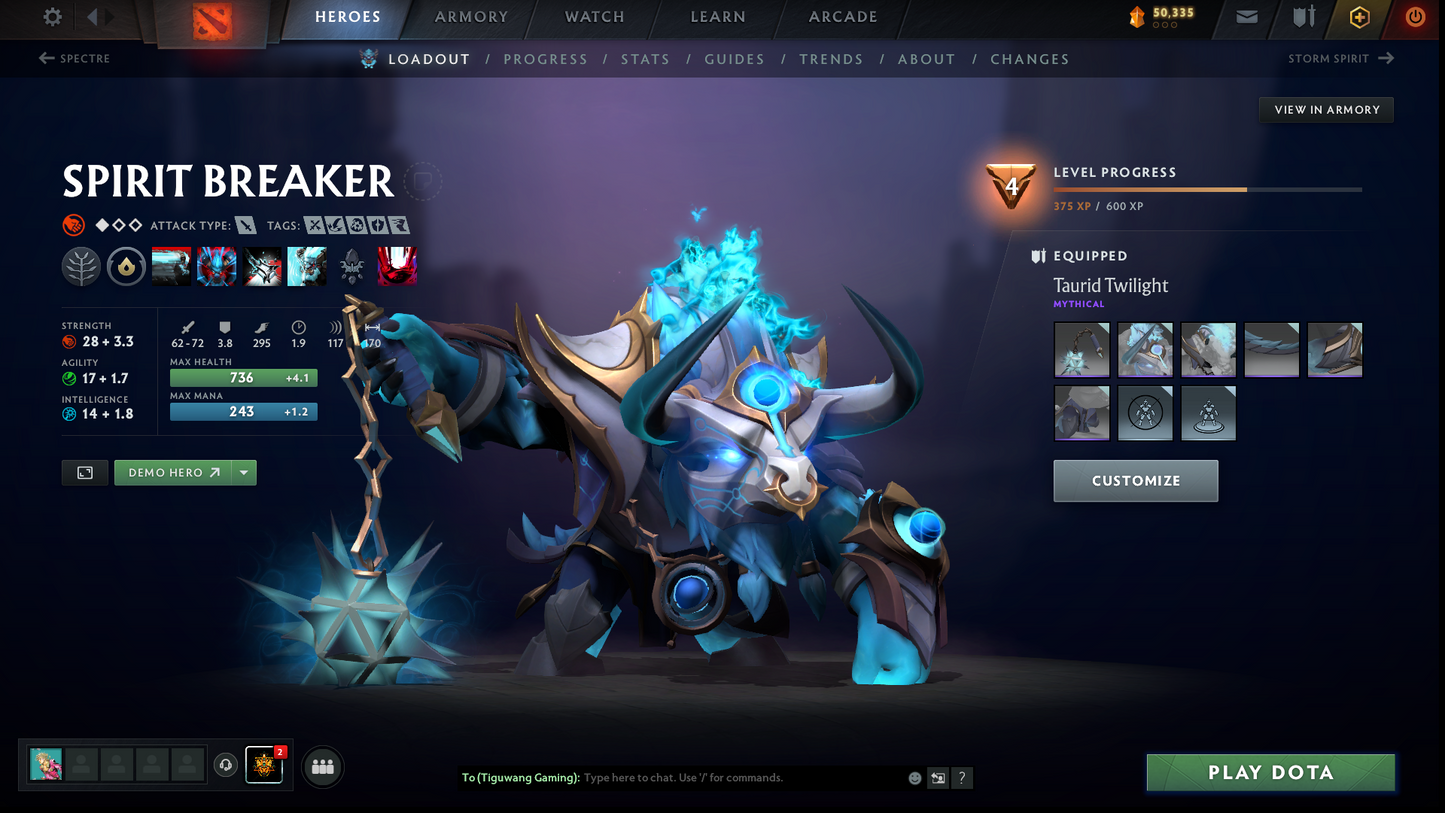 Guardian IV | MMR: 1219 - Behavior: 12000 | Phantom Assassin Arcana | AM Persona | 30+ Expensive Immortals | Stacked with Sets & Items | Mainpool | Fast Queue
