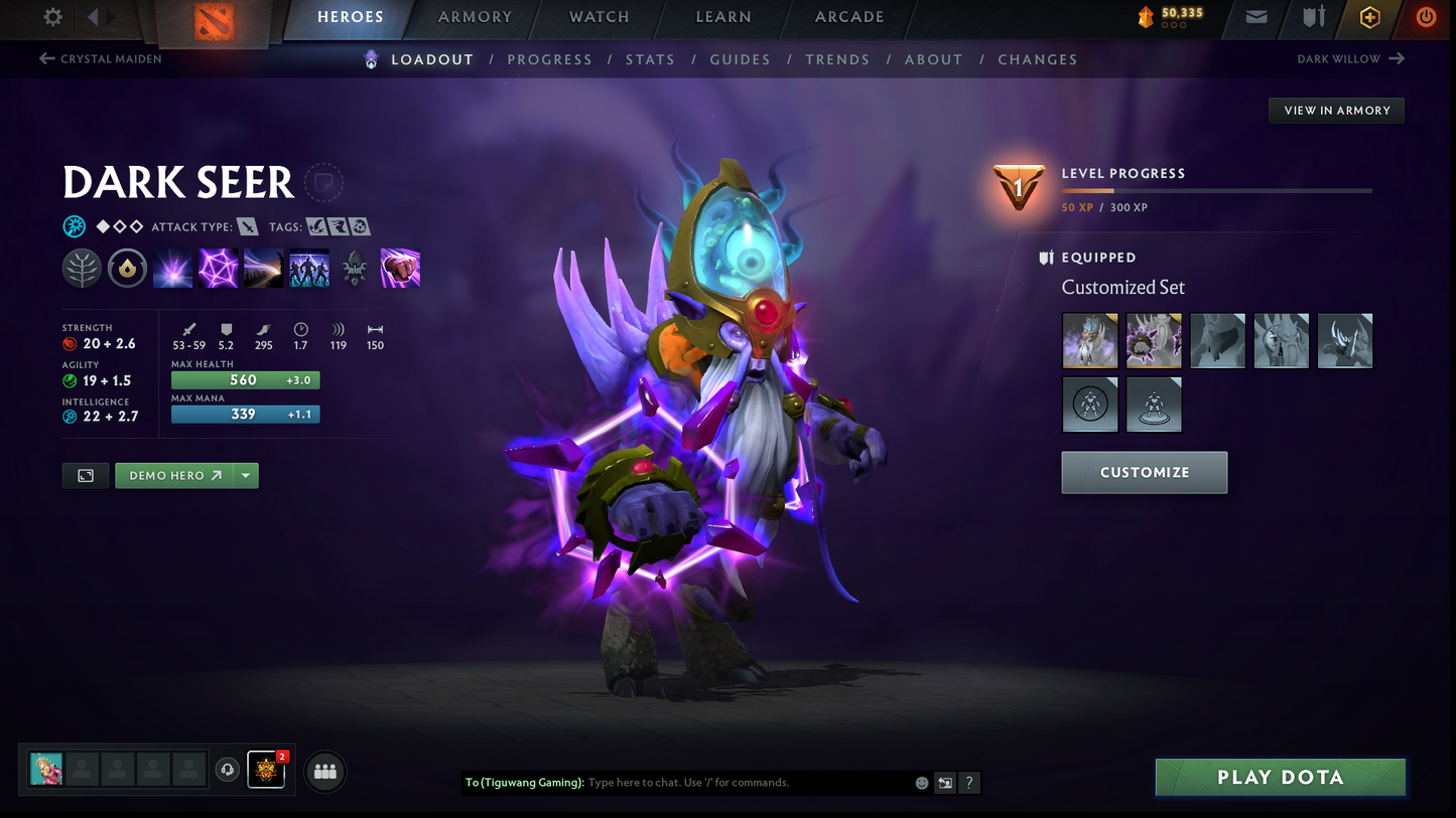 Guardian IV | MMR: 1219 - Behavior: 12000 | Phantom Assassin Arcana | AM Persona | 30+ Expensive Immortals | Stacked with Sets & Items | Mainpool | Fast Queue
