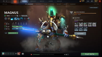 Archon IV | MMR: 2850 - Behavior: 11708 | 2 Arcanas: Juggernaut & Rubick | Mirana & CM Personas | Stacked with Rare Cache Sets & Items | Steam Lvl 42 | 1300+ Games | Mainpool | Fast Queue